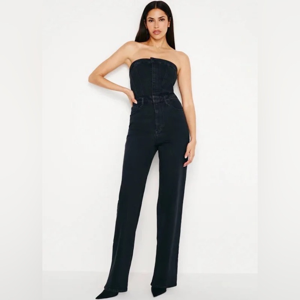 Good American FIT FOR SUCCESS LIGHT COMPRESSION TUBE JUMPSUIT